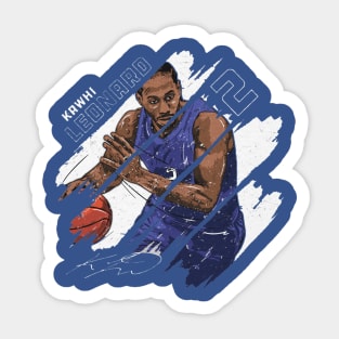 Kawhi Leonard Los Angeles C Stripes Sticker